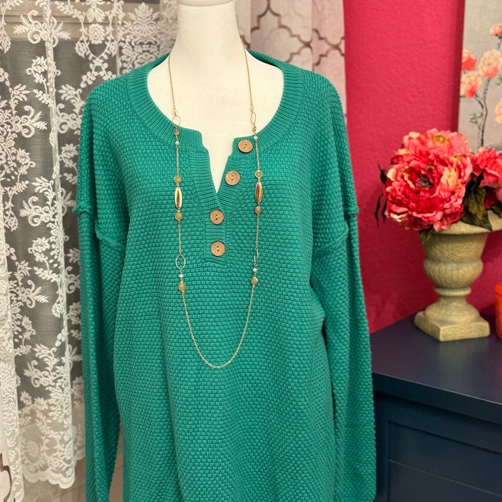 saodimallsu green sweater